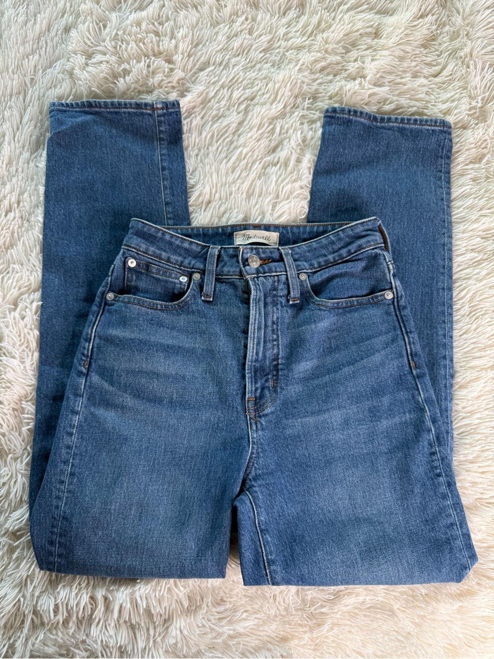 Madewell Curvy Perfect Vintage Straight Jean Size 26